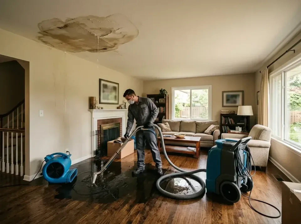 attic-pipe-burst-ceiling-drip-008 — frequently asked questions, Water Damage Restoration & Carpet Care in Channel Islands Be…